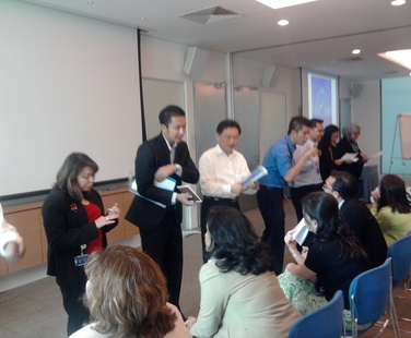Our interactive training sessions which makes each session very experiential!