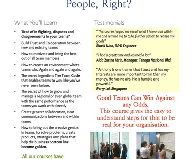 POWERFUL TEAM ..one of our best selling product